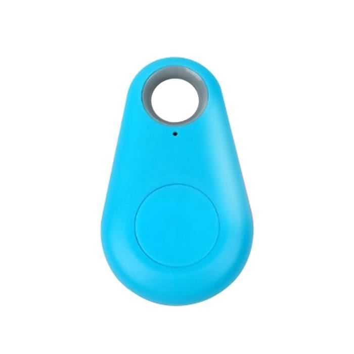 (Blue)Mini traceur GPS intelligent pour animaux de compagnie, Anti-perte, Bluetooth, étanche, pour chien, chat, portefeuille, équipe