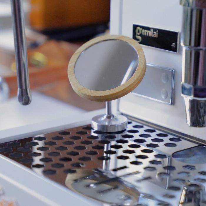small puls)Miroir magnétique réfléchissant pour l'observation du débit de  la lentille de expresso, Base en bois, doseur de café, ou - Cdiscount Maison