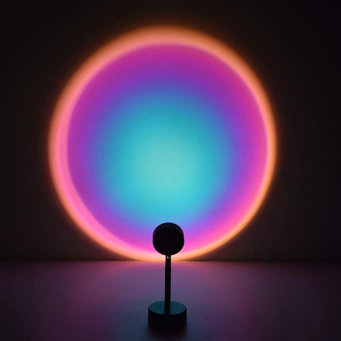 Lampe de Projection colorée Coucher De Soleil Lampe De Projection