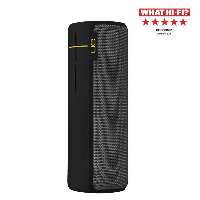 Enceinte Bluetooth Ultimate Ears Boom 2 - Son 360° étanche IPX7 - Autonomie 15h - Connexion Multiple - Noir
