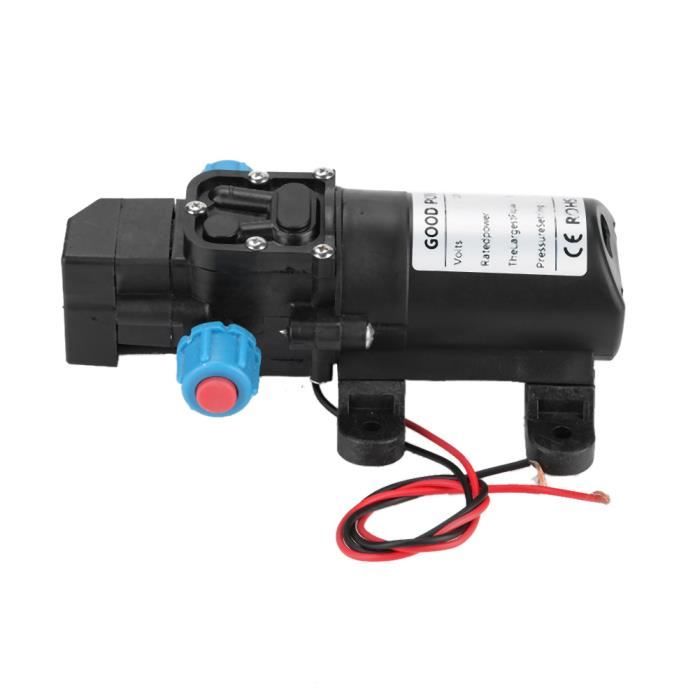 Pompe à Diaphragme 18V 60W Haute Pression 100 PSI - 4L/min Auto-amorçante Avec Interrupteur Automatique, Idéale Pour Pulvérisation Agricole Et Lavage Auto