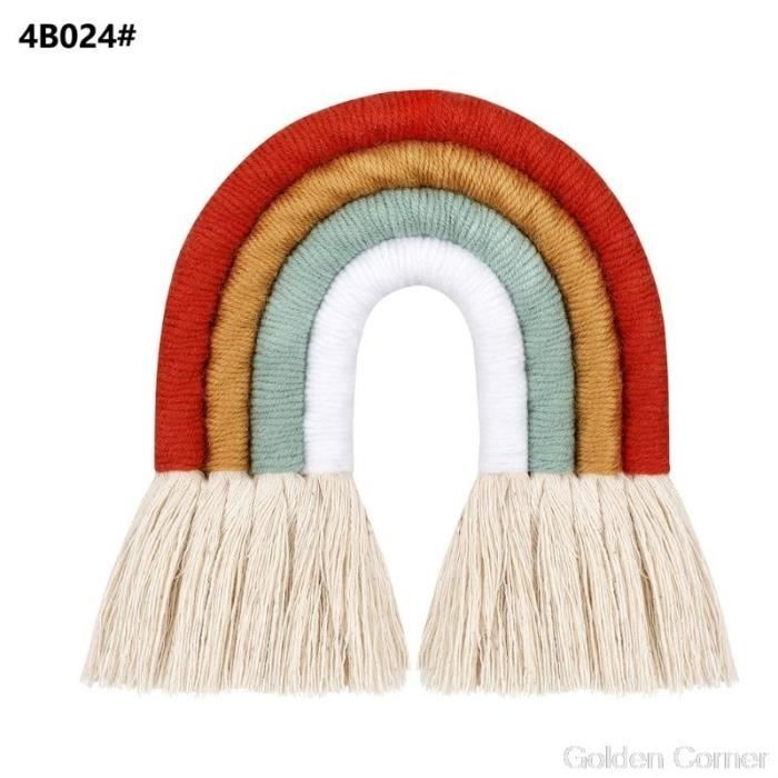 Arc-en-ciel en macramé à suspendre au mur - VBS Hobby