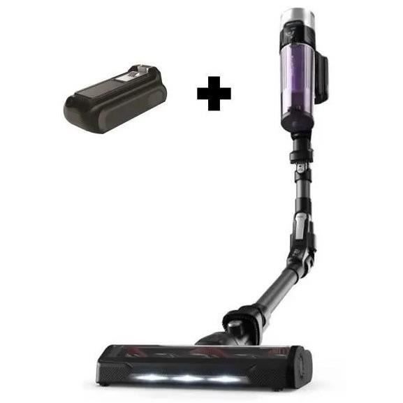 ROWENTA Aspirateur balai sans fil X-Force Flex RH2038WO + batterie amovible lithium-Ion