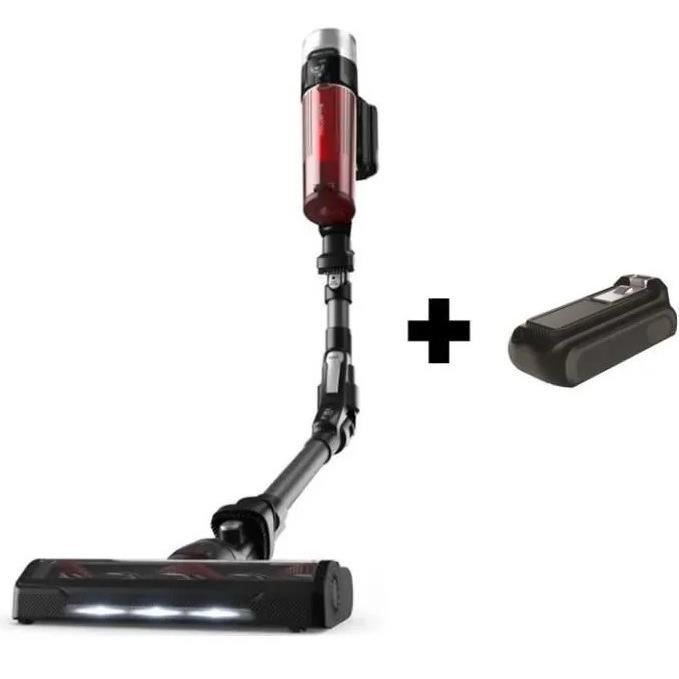 ROWENTA Aspirateur Balai sans fil X-Force Flex 9.60, multifonction, RH2078WO + batterie lithium-ion