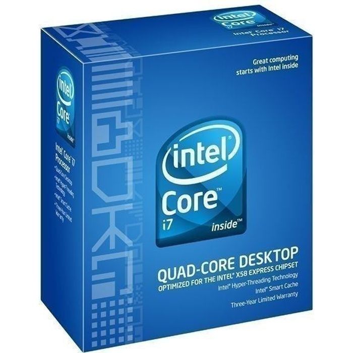Vente Processeur PC Intel® Core™ i7 960 Bloomfield Quad-Core pas cher Vente Processeur PC Intel® Core™ i7 960 Bloomfield Quad-Core pas cher