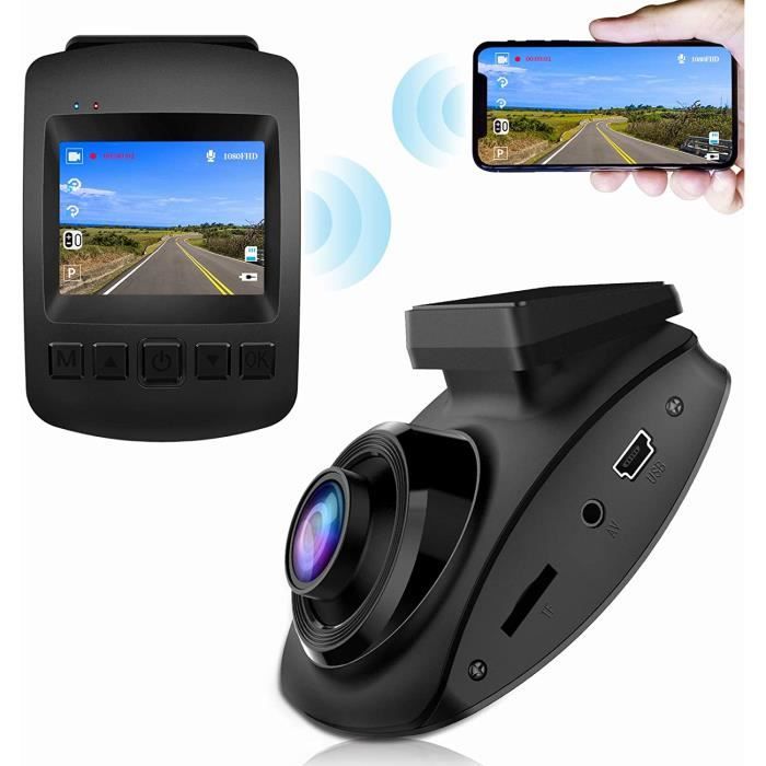 Menzo Dual Dashcam pour voiture - 2023 - Caméra de voiture avant et arrière  - Full HD