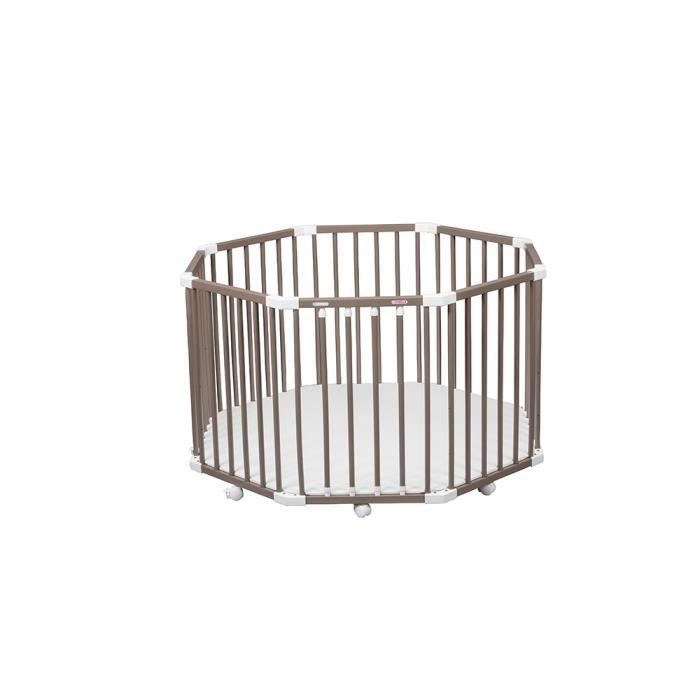 Parc Bebe Taupe Multi Hauteur Et Roulette Facile A Deplacer Barreaux Amovibles Achat Vente Parc Bebe Soldes Sur Cdiscount Des Le Janvier Cdiscount