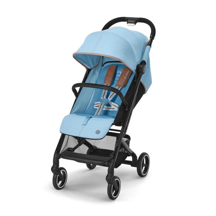 Poussette citadine compacte BEEZY Beach Blue CYBEX - De la naissance à 4 ans - Bleu