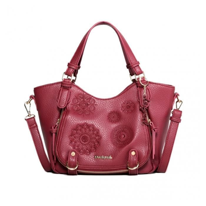 Desigual sac ?� main cabas bandouli?�re femme - rotterdam mini alexa - bordeaux - Cdiscount 