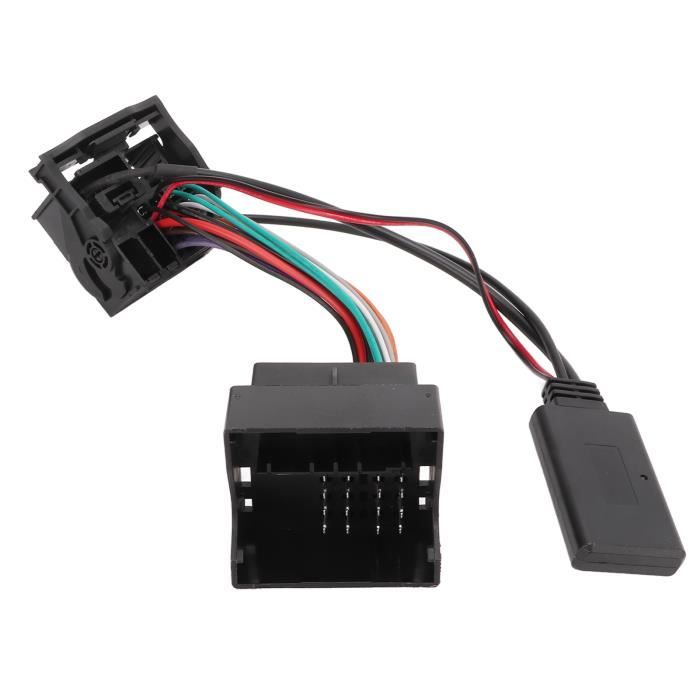 Adaptateur Bluetooth Aux Pour Voiture - Compatible Renault Clio, Scénic, Espace 2005-2011 - Plug And Play