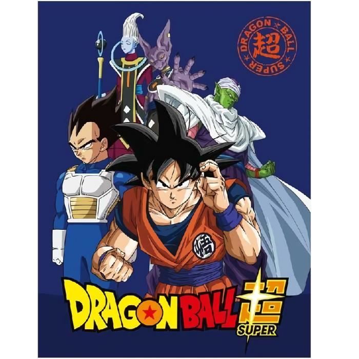 Plaid Polaire Dragon Ball Z - Couverture 140 x 100