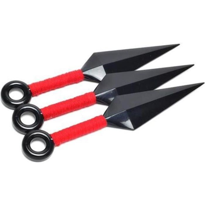 3 Pcs Lot Anime Naruto En Plastique Kunai Japonais Ninja Cosplay Arme Props Accessoire Jouet 13cm Cdiscount Jeux Jouets
