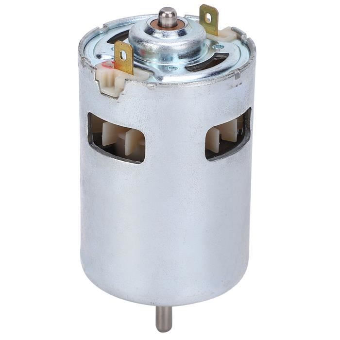 Moteur électrique DC 12V/24V 180W Haute Vitesse - Silencieux Et Réversible Pour Projets DIY