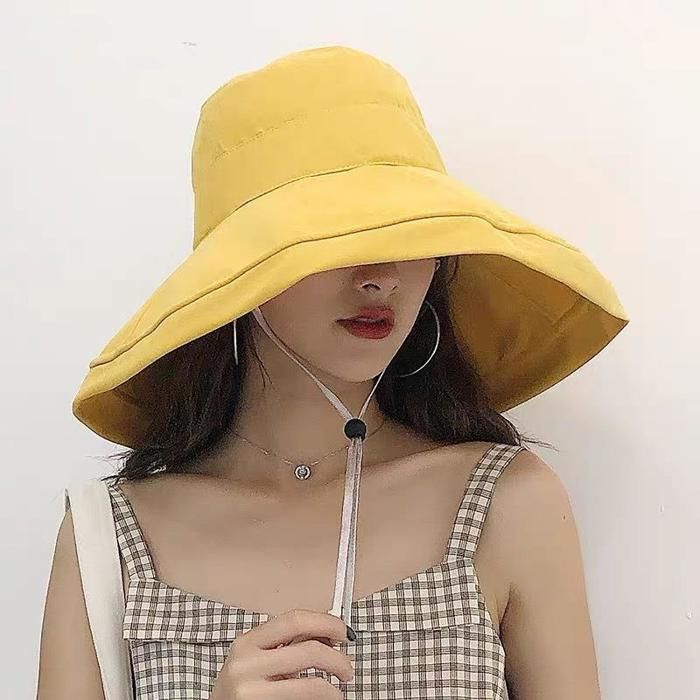 Chapeau à larges bords pour femmes, chapeau de soleil rayé Chapeau à larges bords pour femmes, chapeau de soleil rayé