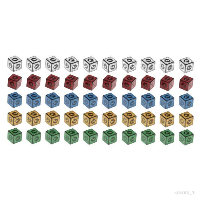 7 pièces multi-faces acrylique dés polyédriques ensemble de dés jeux de