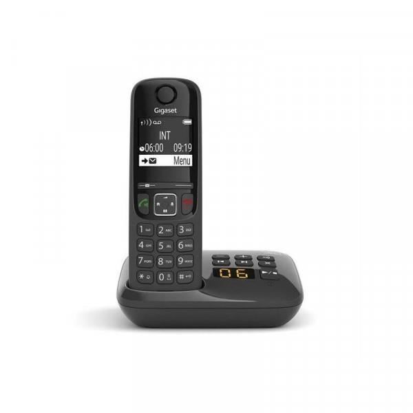 Téléphones portables, Gigaset Gigaset AS690A DECT Téléphone sans fil noir.