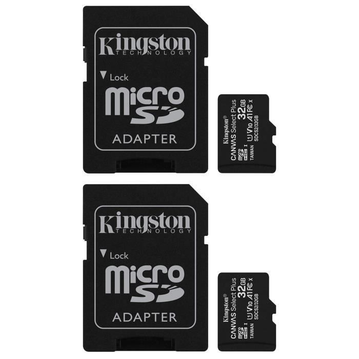 Carte microSDHC Kingston Canvas 32 Go, Cartes microSD