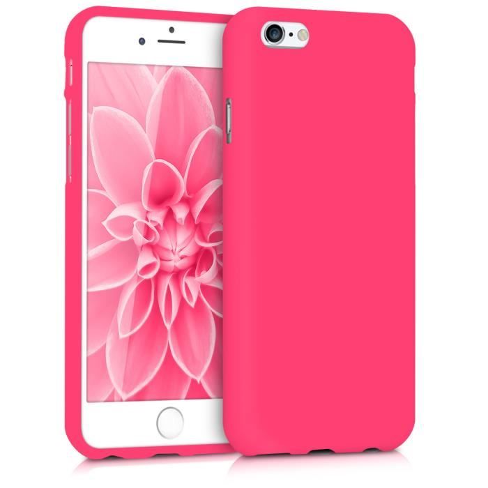 coque iphone 6 silicone rose