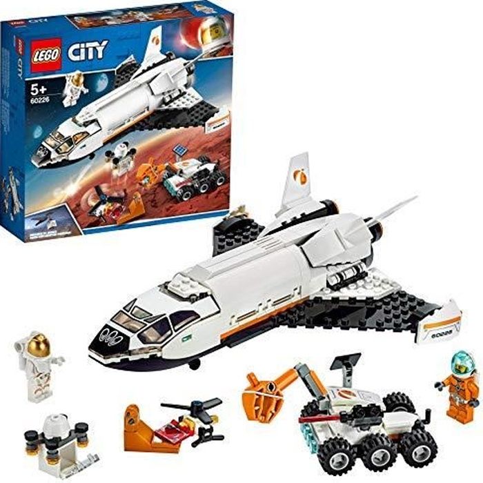 LEGO®-City La navette spatiale Enfant de 5 Ans et Plus, Jouet de  Construction, 273 Pièces 60226 60226