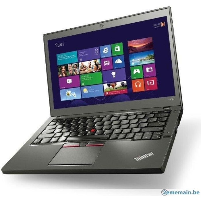 Top achat PC Portable Lenovo  X250 12.5" i5 8GB / 256GB SSD pas cher