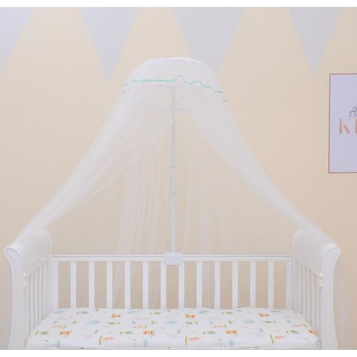 Ciel De Lit Bebe Avec Support Ciel De Lit Avec Moustiquaire Bebe Fille Garcon Cdiscount Puericulture Eveil Bebe