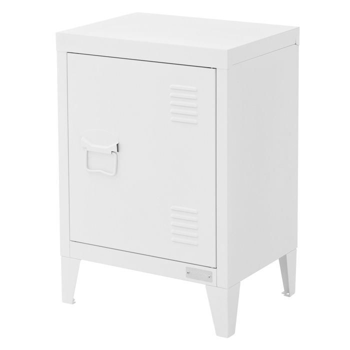 ML-Design Armoire de Classement 40x30x57 5 cm Blanc en Acier à Porte Unique Table de Nuit de Chevet pour Chambre à Coucher Bureau ML-Design Armoire de Classement 40x30x57 5 cm Blanc en Acier à Porte Unique Table de Nuit de Chevet pour Chambre à Coucher Bureau