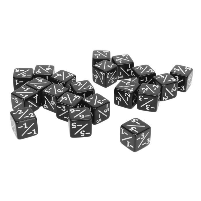 YOSOO Jeu De Dés à 6 Faces Dés Polyédriques D6, Bonne Polissabilité