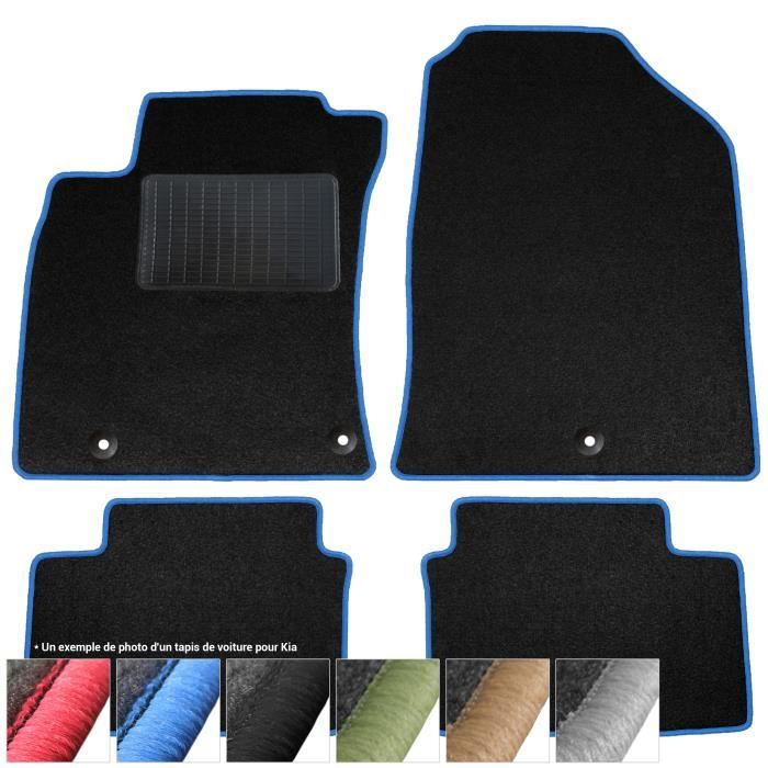 Tapis De Sol Sur Mesure Pour Toyota Prius II (2002-2009) - Noir En Feutre, Marque Mossa