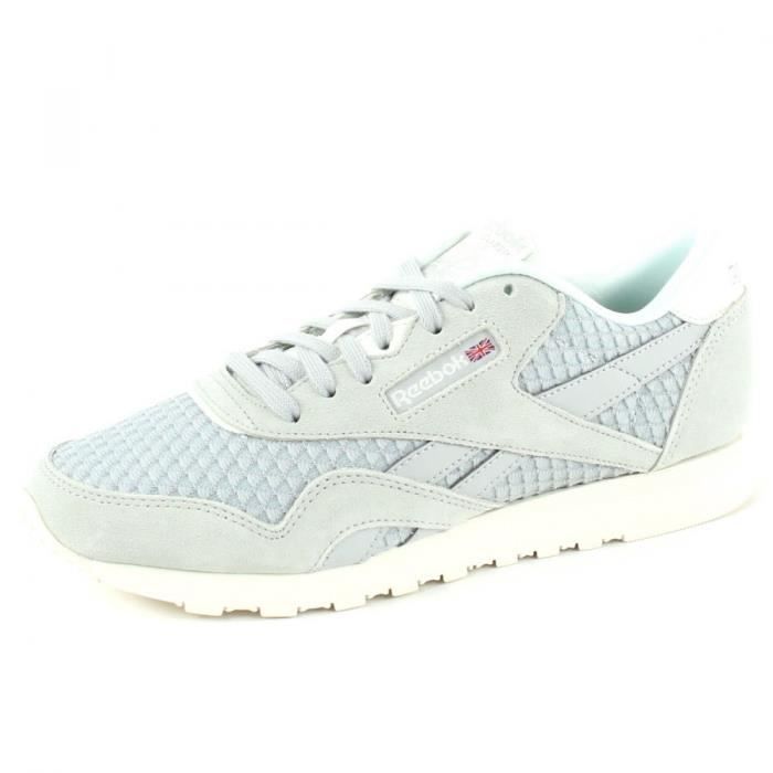 reebok classic nylon femme grise