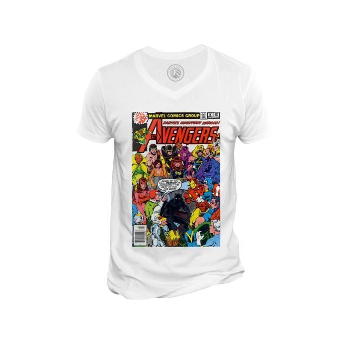 Visiter la boutique MarvelMarvel Comics Logo T-Shirt À Manches Longues Homme 