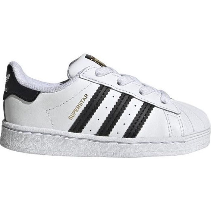 ADIDAS ORIGINALS Baskets Superstar - Blanc et bleu - Enfant garçon -  Cdiscount Chaussures