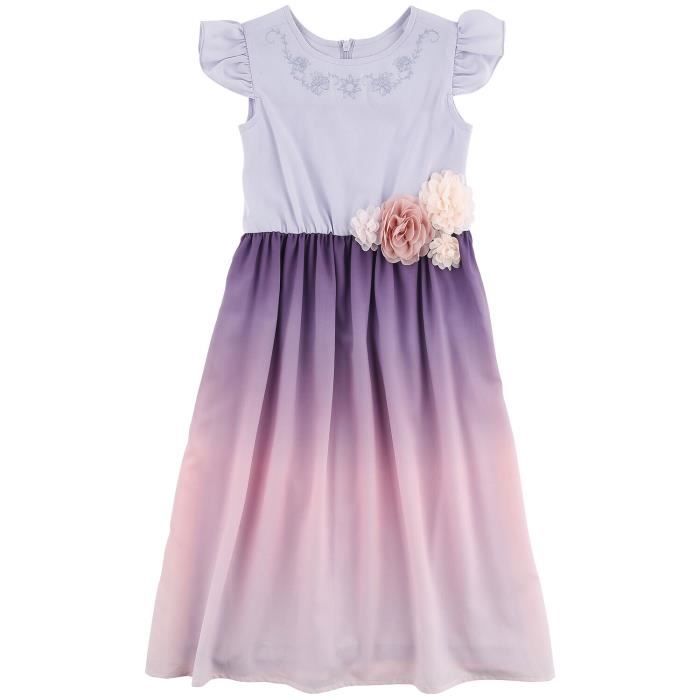 robe rose clair femme