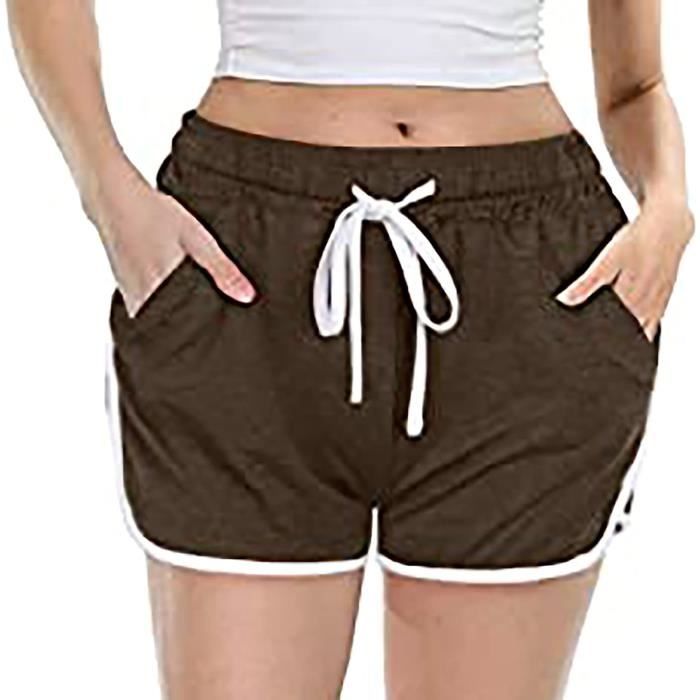 JTSONN Short De Sport Femme Scrunch Butt Lifting - Legging Court Sans Couture Pour Fitness Yoga Running