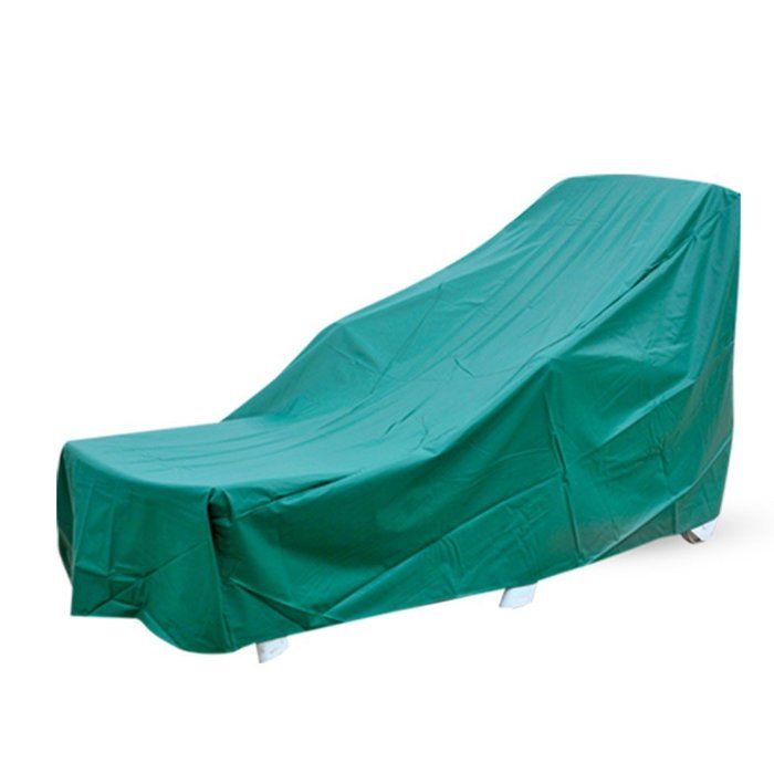 Housse de protection transat PVC TERRE JARDIN - 175 x 79 x 76 cm - étanche et indéchirable - vert