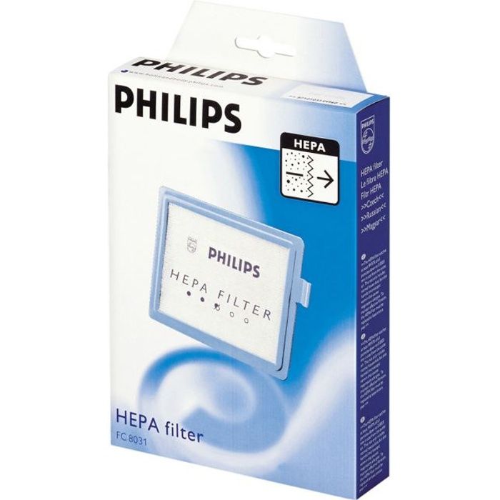 Filtre HEPA Aspirateur Sans Sac Philips FC8031/00 – Classe HEPA H10 - vue 2