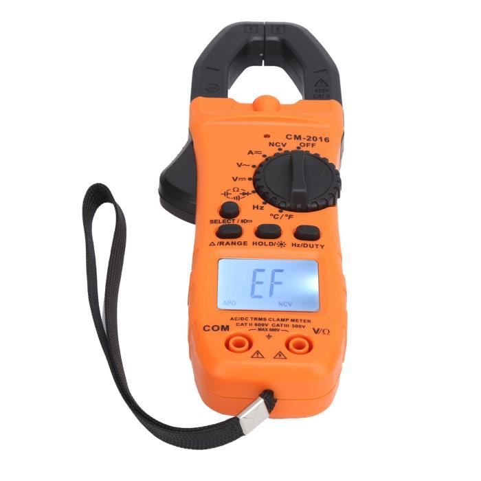 Pince Multimètre Numérique PROVA CM-02 - Mesure DC/AC, Résolution 0,01A - Pour Automobile/électricité - Neuf