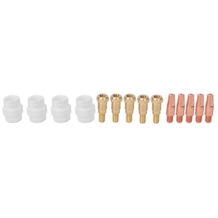 Kit De Soudure MIG 14 Pièces - Embouts De Contact En Cuivre Pour Torche M3, Tailles 0.6mm à 1.2mm