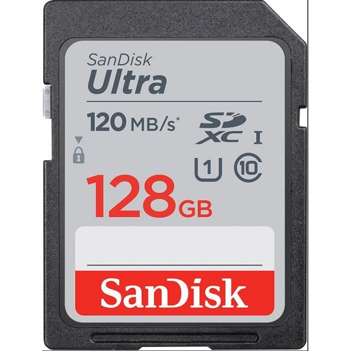Carte mémoire flash - SANDISK - - 128GB - - (SDSDUN4-128G-GN6IN)