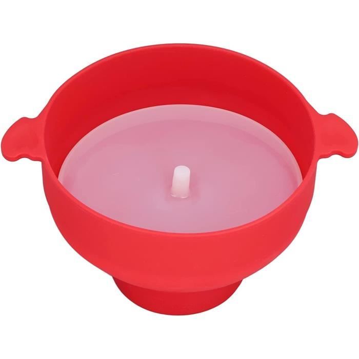 Seau À Pop-Corn Pour Micro-Ondes, Machine À Pop-Corn En Silicone, Grand