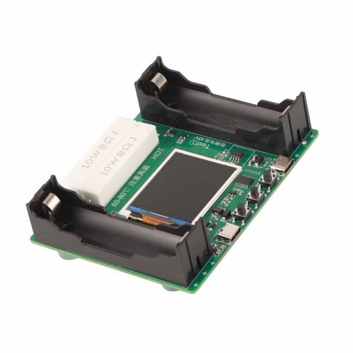 Testeur De Batterie 8 Canaux – Mesure Automatique Capacité Et Résistance Interne Pour 18650