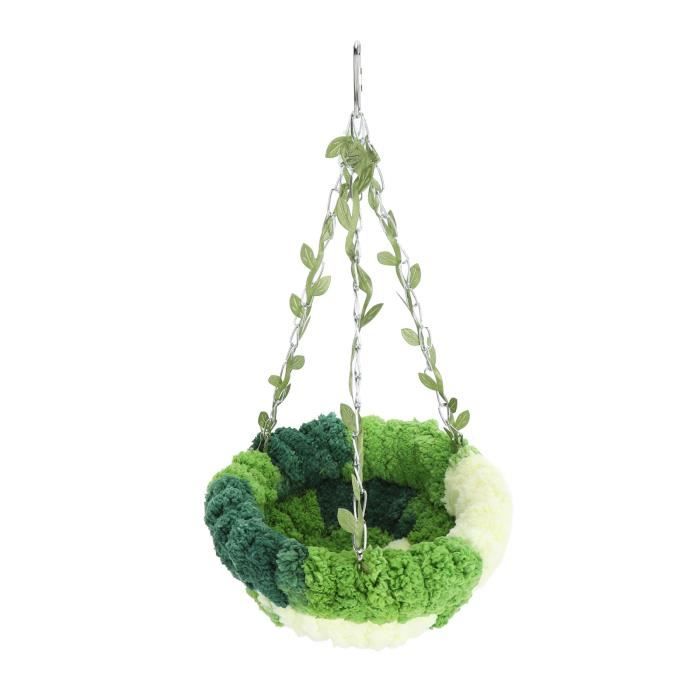 Comparer les prix de Lit hamac pour perroquet - Shipenophy - Nid doiseau - Vert - 17x32cm - Confortable et doux