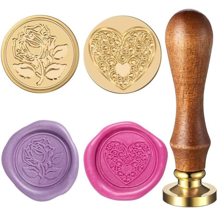 Kit Tampons De Cire - 375 Perles Octogonales, 15 Couleurs, Avec Chauffe-cire, Pour Invitations, Cadeaux