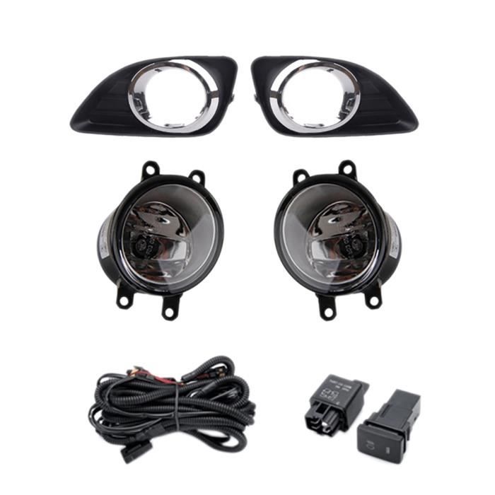 Couvercle Antibrouillard Droit Chrome Pour Peugeot 207 2006-2009 - Cadre Phare Antibrouillard