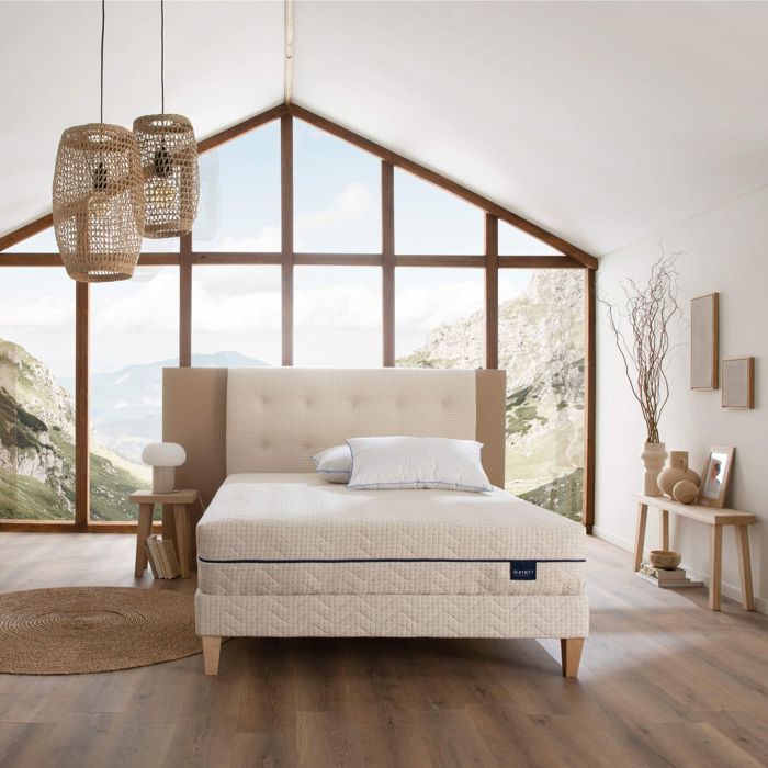 Matelas naturel ressorts et latex naturel Aube 600 - SOMEO 180x200 - Ecru - Garantie 7 ans - Someo Matelas naturel ressorts et latex naturel Aube 600 - SOMEO 180x200 - Ecru - Garantie 7 ans - Someo