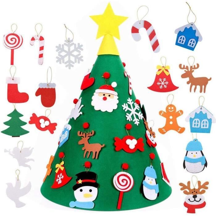 Kit De Bas De Noël à Coudre Design Works – Père Noël Et Mme Claus Dansant En Feutrine