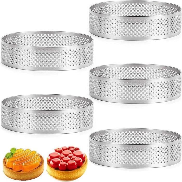 Lot De 2 Moules à Quiche Perforés Avec Fond Amovible De 26 Cm