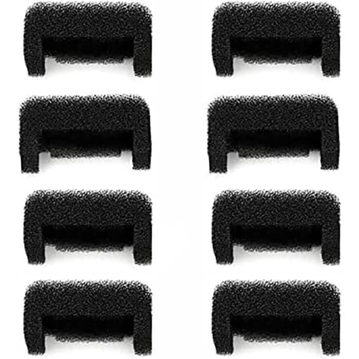 MEISO Kit 8 Pièces Entretoises Potence Vélo 1 1/8" Aluminium Noir - Rondelles Direction Et Bouchon Guidon Pour VTT, Route, BMX