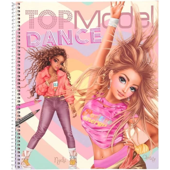 Depesche 12227 TOPModel Dance - Livre de coloriage avec 30 Pages