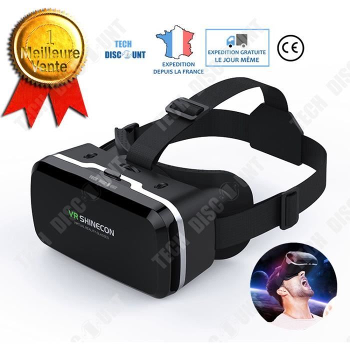 Lunettes VR intelligentes G04A lunettes vr pour téléphone portable lunettes de jeu de réalité 3D casque poignée intelligente cadeau