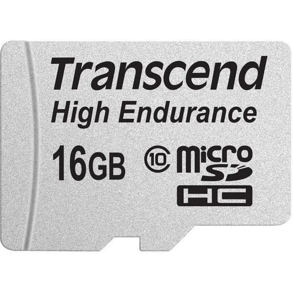 Carte mémoire Transcend High Endurance - 16 Go - UHS-I U1 / Class10 - SDHC